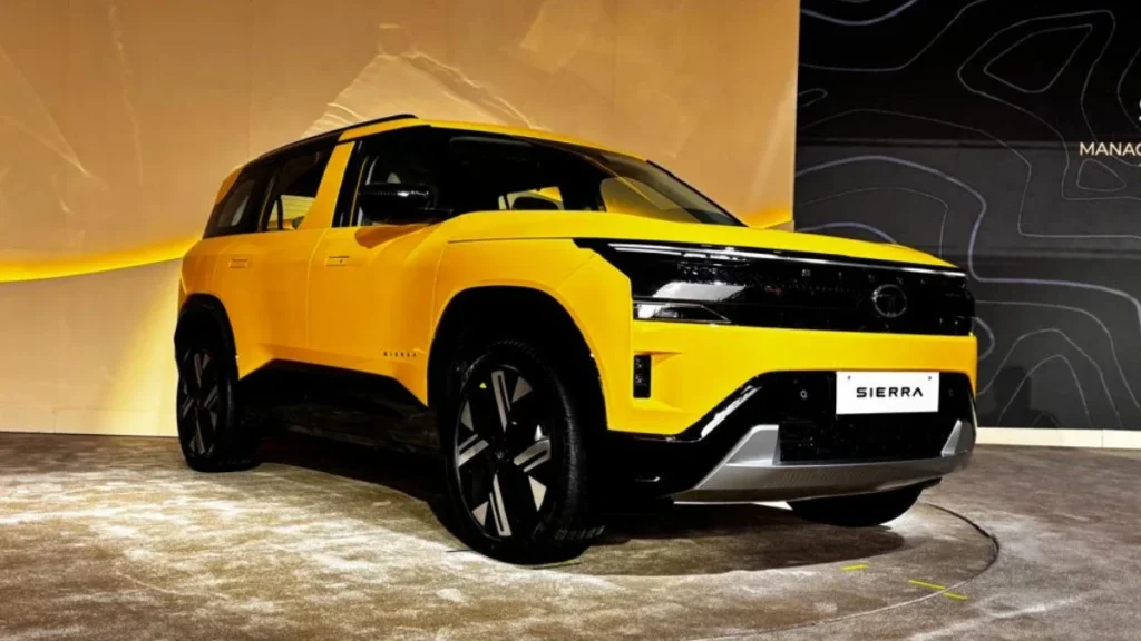 New Tata Sierra Front Look