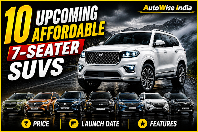 Upcoming affordable 7-seater SUVs launching in India during 2026 and 2027