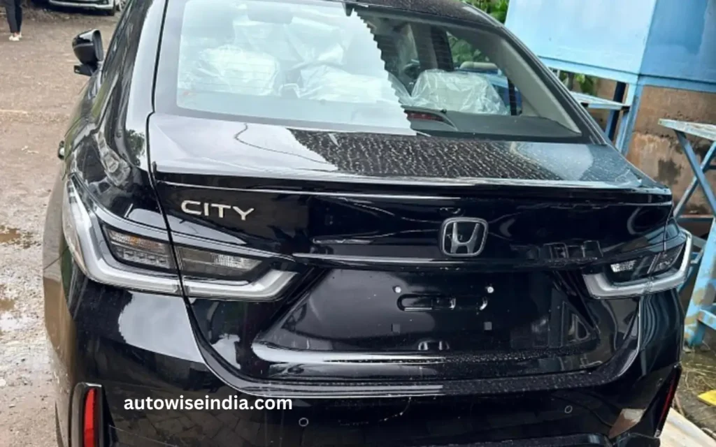 2026 Honda City Facelift rear design spotted at dealer stockyard