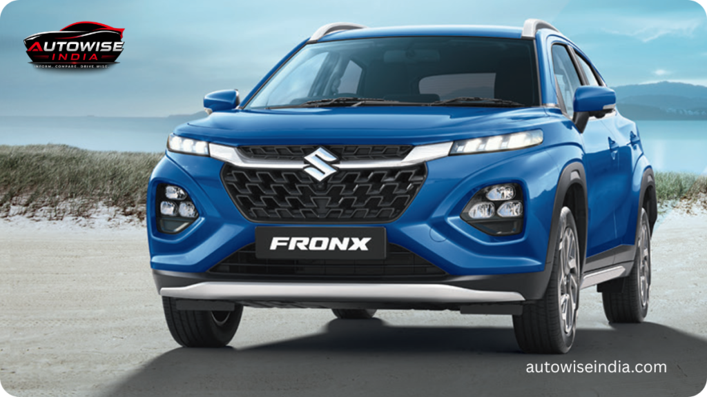 Maruti Suzuki Fronx road presence and sporty coupe SUV design