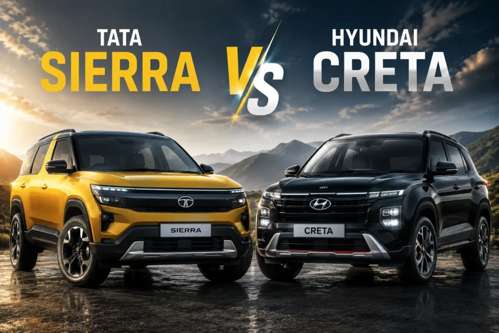 2026 Tata Sierra vs Hyundai Creta comparison thumbnail
