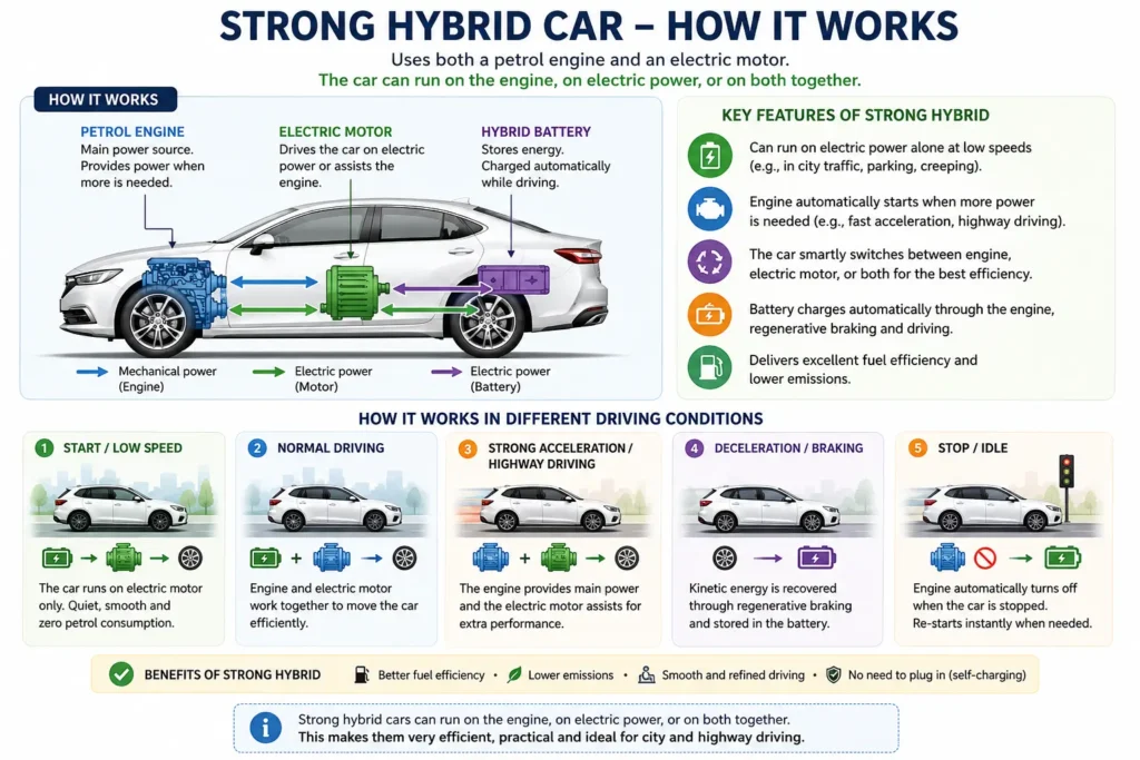 strong hybrid car