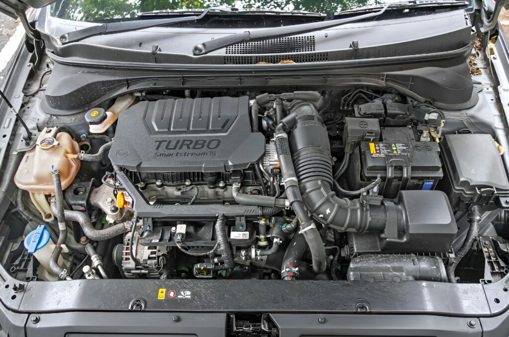 2026 Hyundai Verna Facelift: Price, Features & On Road Price in Lucknow Hyundai Verna turbo petrol engine bay view