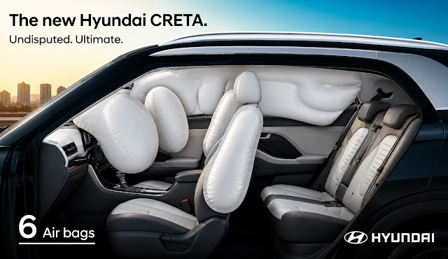Hyundai Creta 2024 Facelift- Saftey