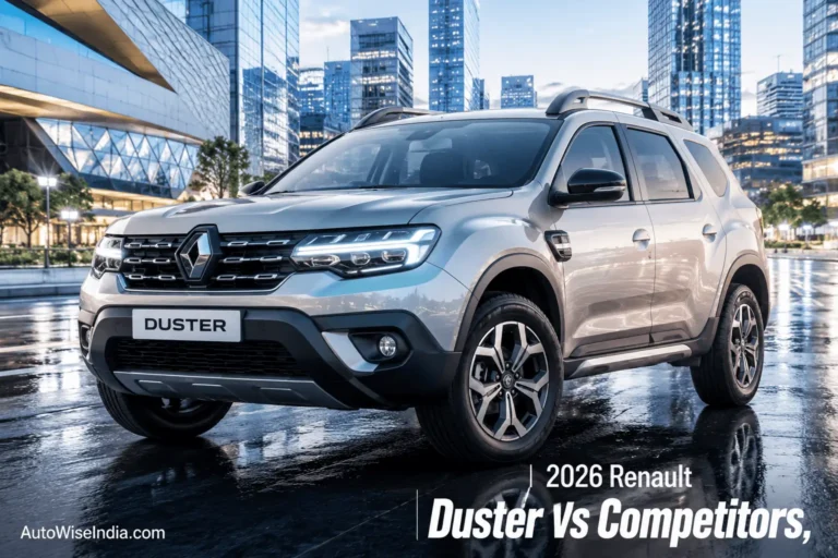 2026 Renault Duster vs Rivals: SUV comparison thumbnail in premium city background