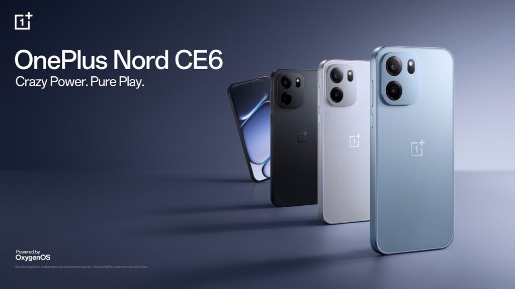 OnePlus Nord CE 6: 8000mAh Battery and Smooth 144Hz Display, Check Full Details OnePlus Nord CE 6 smartphone in silver and black color variants with a premium design