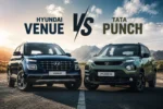 Hyundai Venue vs Tata Punch comparison thumbnail showing both compact SUVs side by side