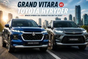 Maruti Suzuki Grand Vitara vs Hyryder comparison SUV image